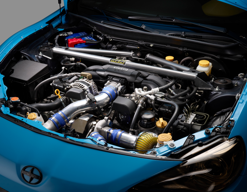 Illustration for article titled Here's A Turbocharged Scion FR-S With A Targa Top And Freaking LOUVERS